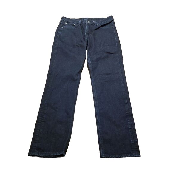Levi's 511 Jeans Men's 30x30 Selvedge Denim Dark Blue Wash Slim Fit(30x28.5)